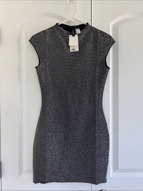 H&M Women's Metallic Sheath Dress
